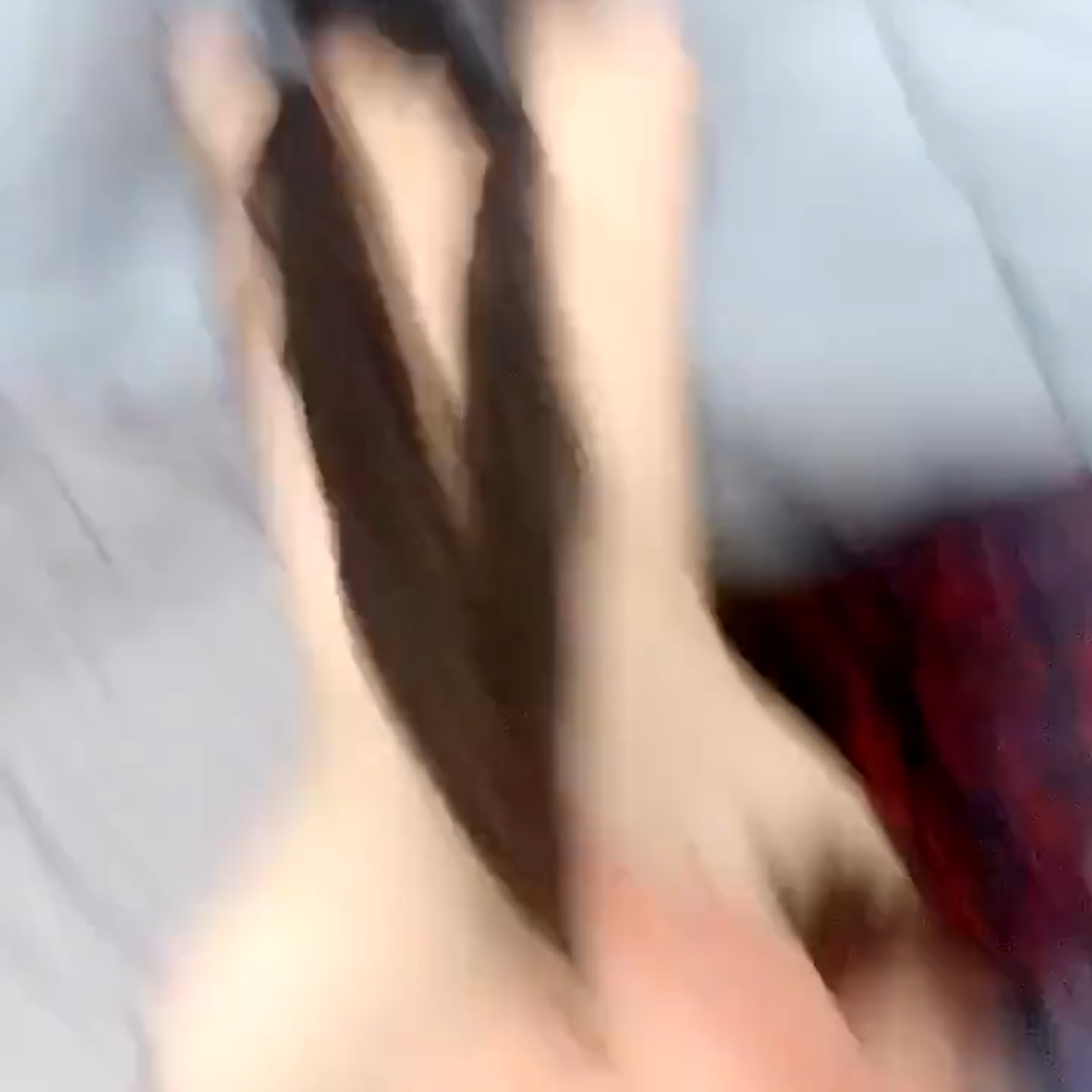 petite brunette asian in doggystyle position