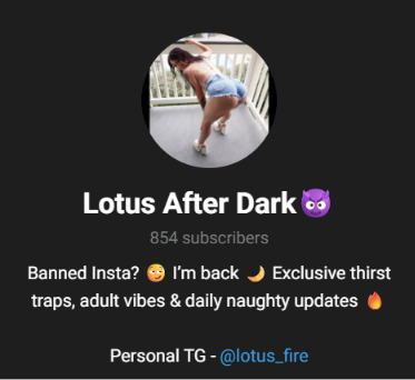 Lotus After Dark Telegram