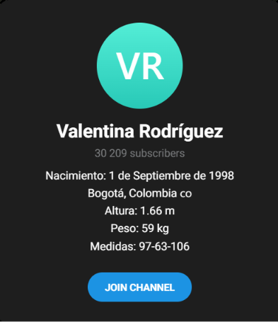 Valentina Rodriguez Telegram