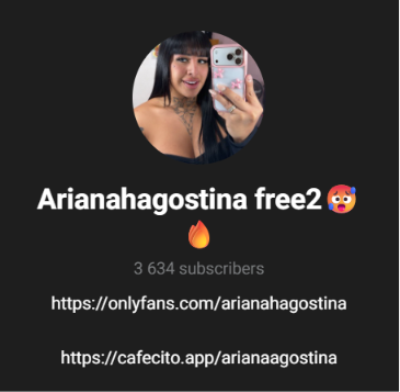 Arianahagostina Telegram