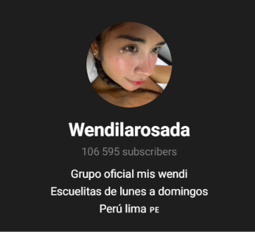 Wendilarosada Telegram