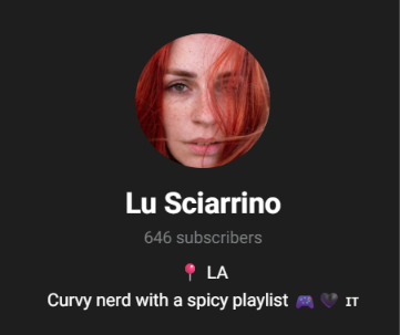 Lu Sciarrino Telegram